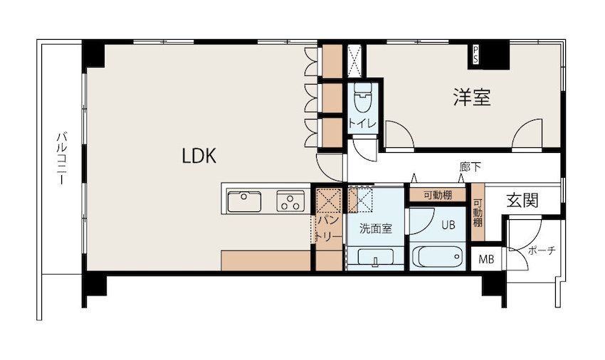 vol.77【リノベ|インタビュー】キーワードは「抜け感」「フレキシブル」、将来性とゆとりを兼ね備えた贅沢1LDK