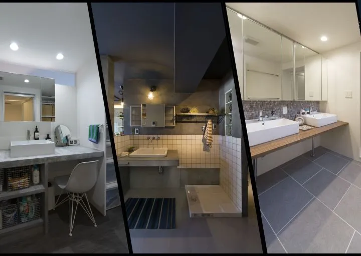 鏡の中の自分と向き合う場所。3つのスタイルから探す「私らしい」洗面所の作り方