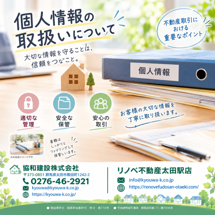大切なお客様の個人情報を守るために