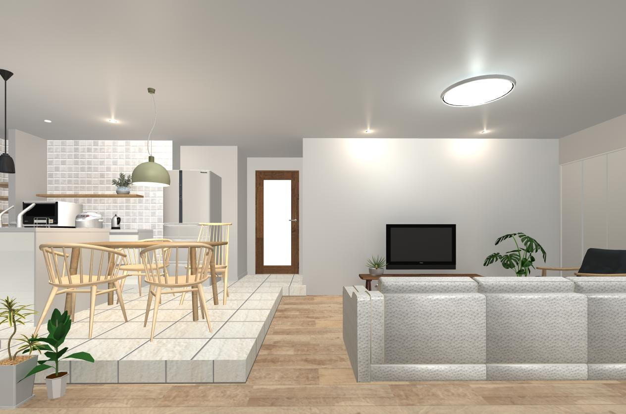 リノベーション例（リビング全体）※掲載画像はリノベーション例となります。