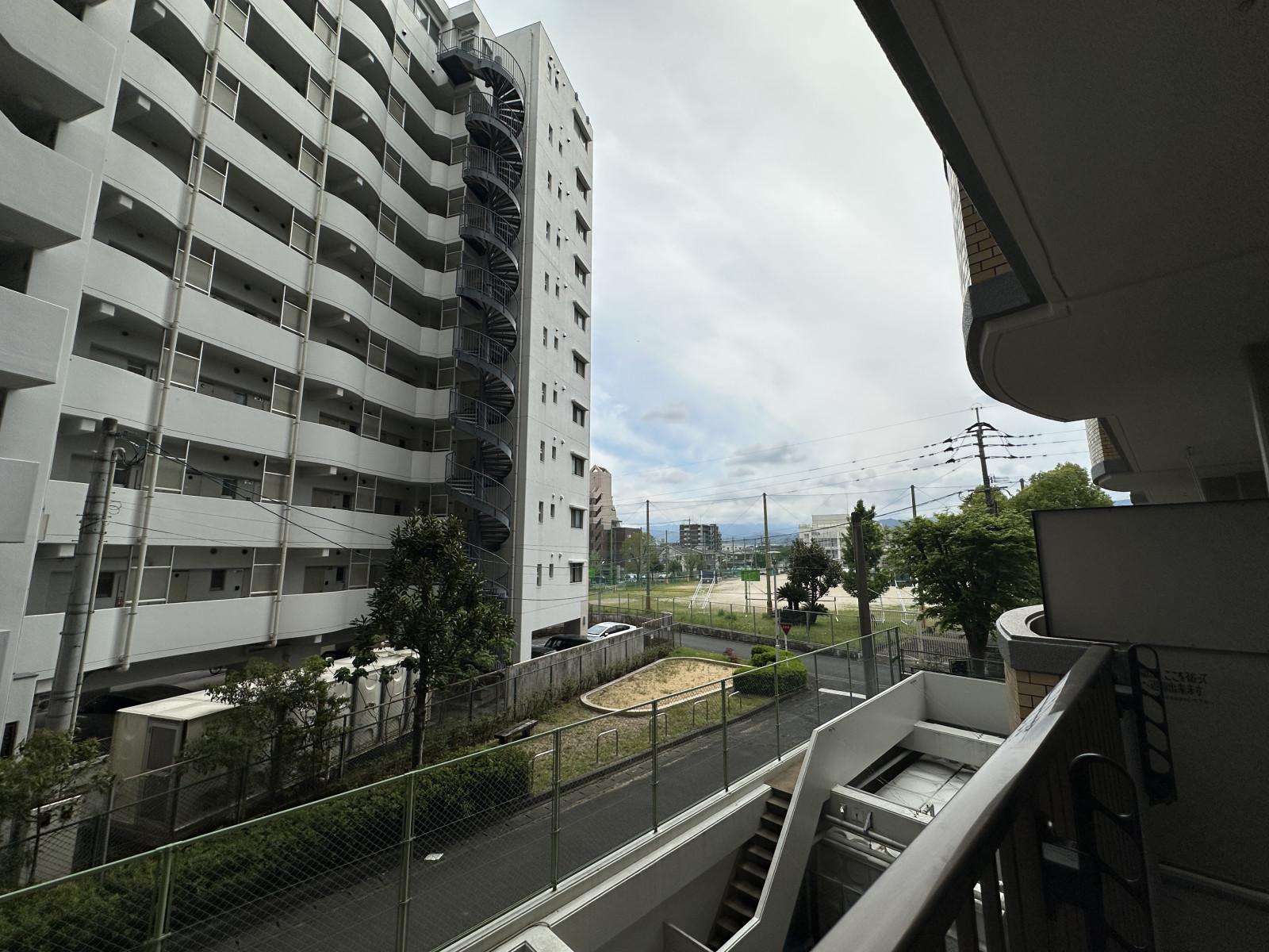 バルコニーからの眺望◎