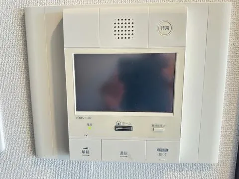 モニターホンなので、急な来客でも安心して対応できますね。