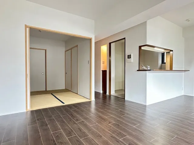 広々とした17.3帖のLDKは陽当りも良いので是非見て頂きたいです！