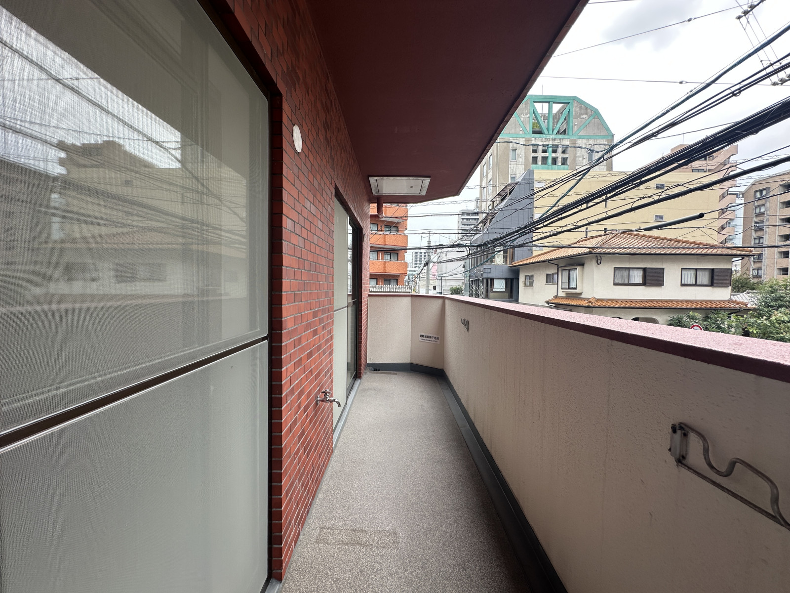 広々とした奥行きのあるバルコニー◎南向きでしっかり日差しが入ります◎