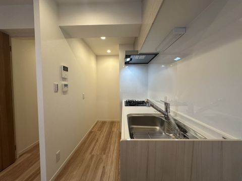 調理スペースが広く、料理が捗りそうなキッチン◎