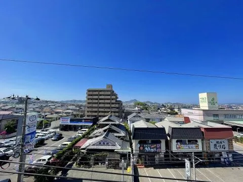 眺望写真です。開けていて開放的な景色です。空を広く感じられます。