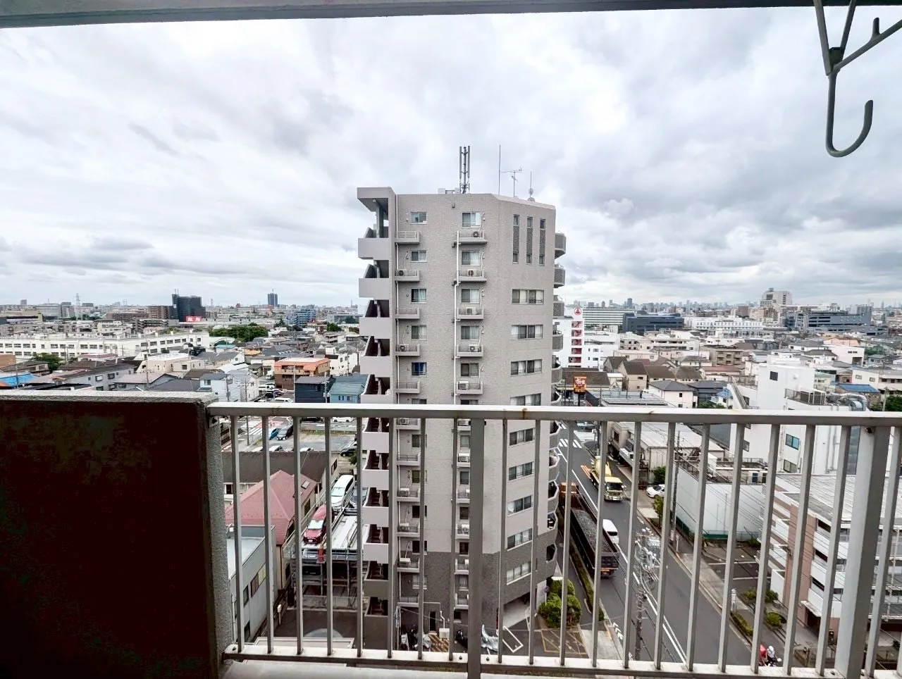 ベランダからの景色です。