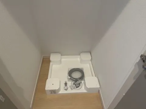 洗濯機置場です。