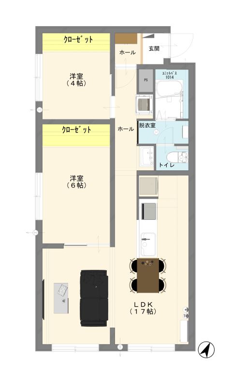 リノベーションイメージ間取図