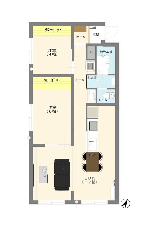 リノベーションイメージ間取図