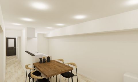 ダイニング　リノベーションイメージパース