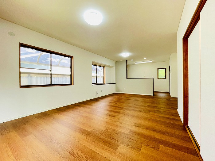 LDK別角度です。広々と開放的です。