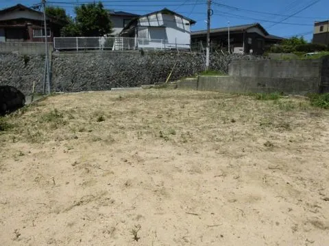 更地にしました。