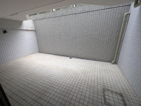 地下1階のドライエリアです