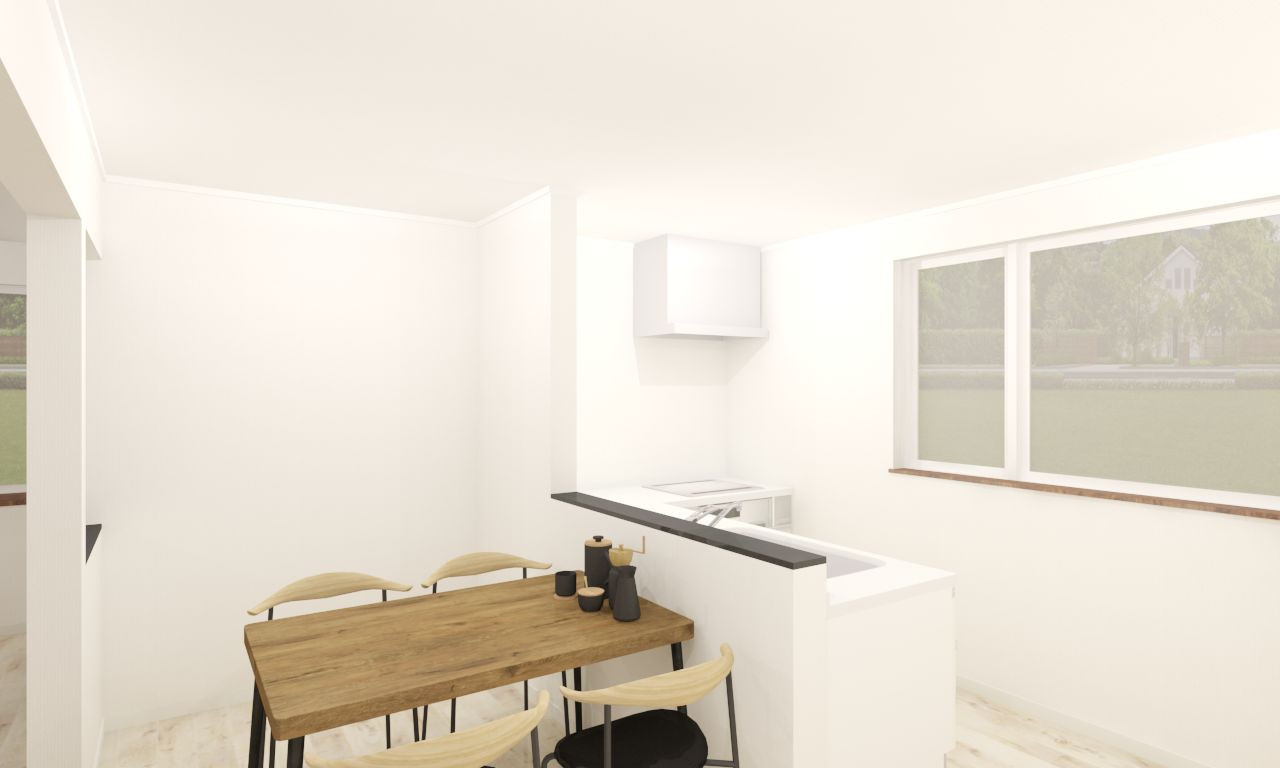 ダイニングイメージパース