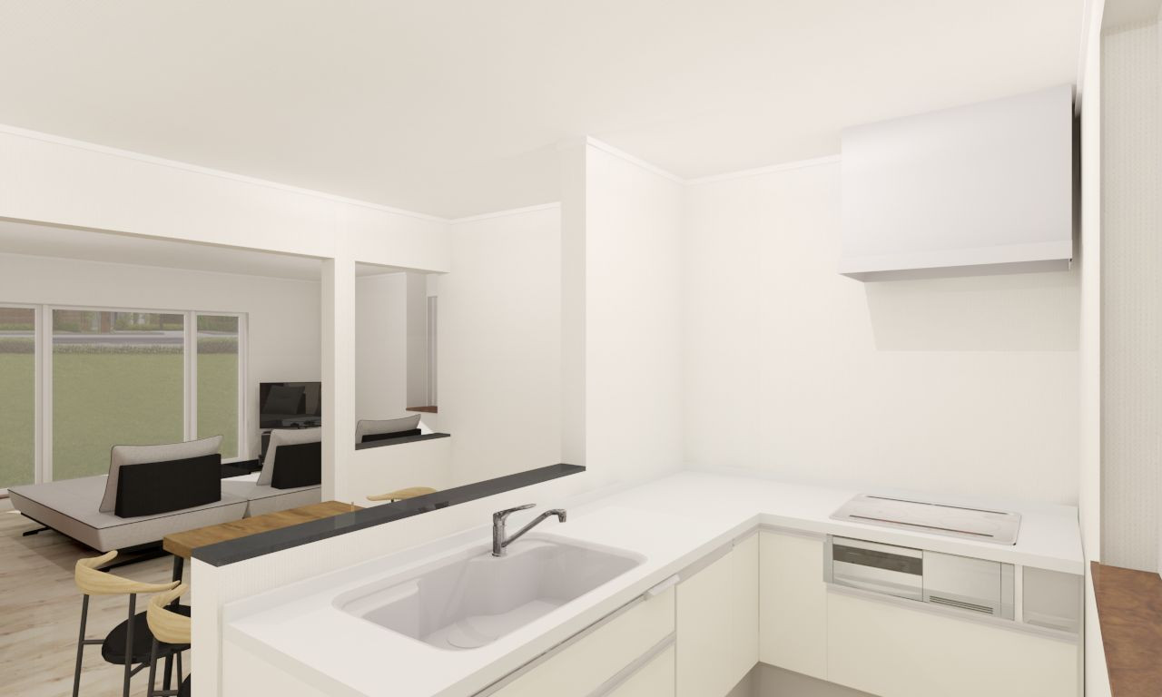 キッチンイメージパース