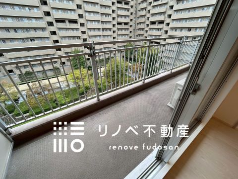 南向きのバルコニー♪