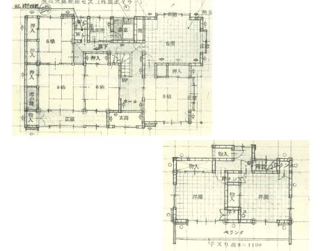 南向きリビング、広縁、ベランダで明るく風通し良い間取り。全居室収納付きで6畳以上の広々空間。