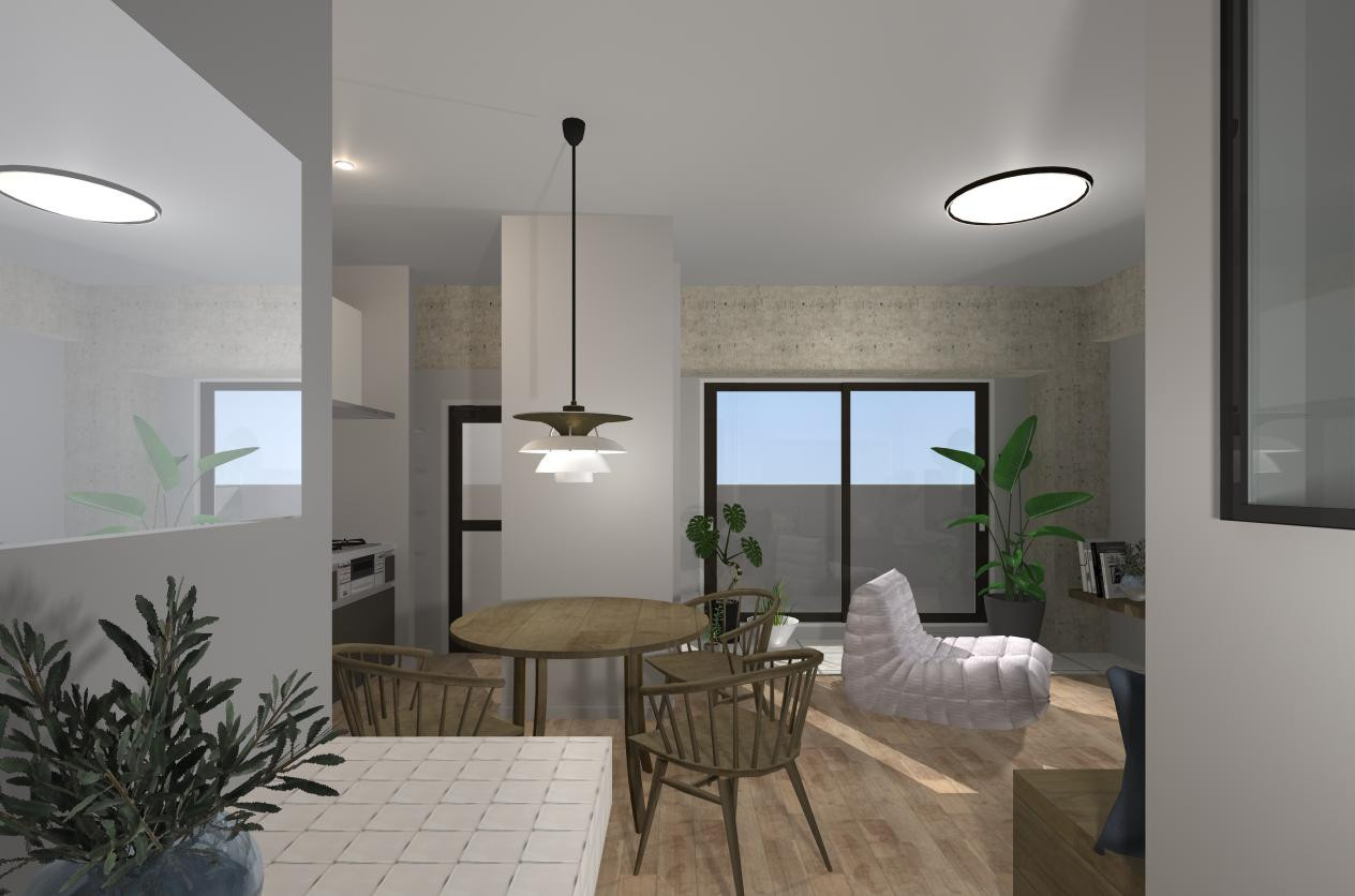 リノベーション例（ＬＤＫ）※掲載画像はリノベーション例となります。