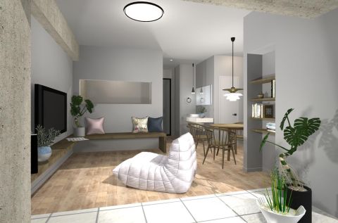 リノベーション例（リビング）※掲載画像はリノベーション例となります。