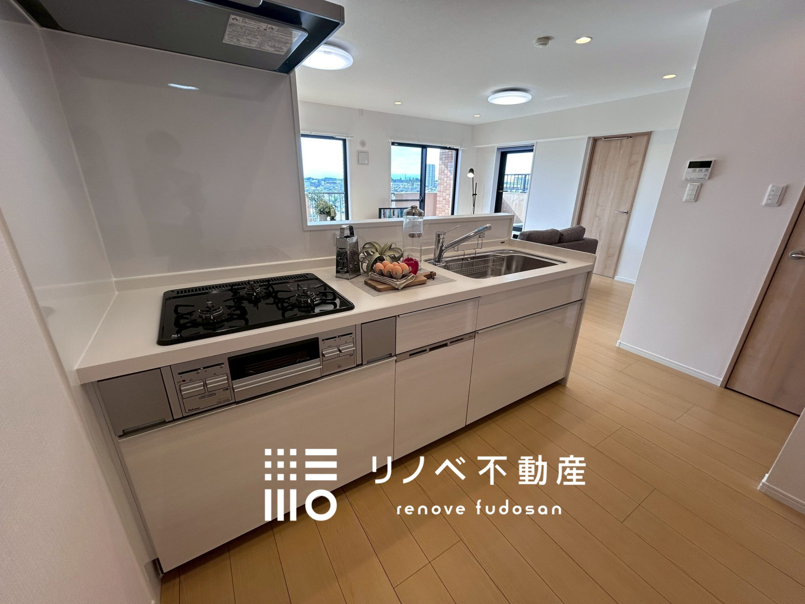 2025年７月交換済みのきれいなシステムキッチン♪食洗器付きで便利(^^♪ 家事の時短になるのでお料理がはかどりそう