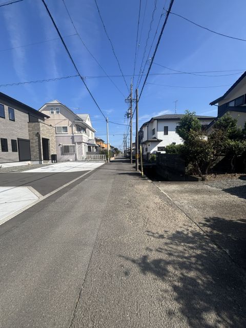 前面道路東方面。