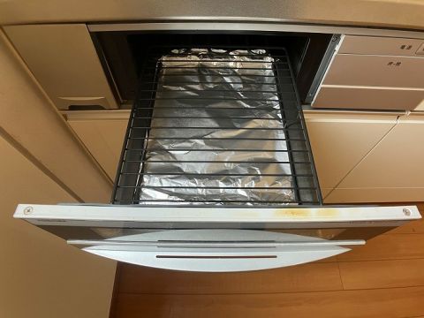 グリルがあるのでお料理の幅も広がります。