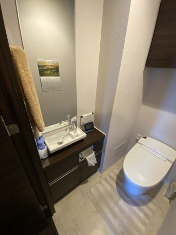 温水洗浄便座付トイレ