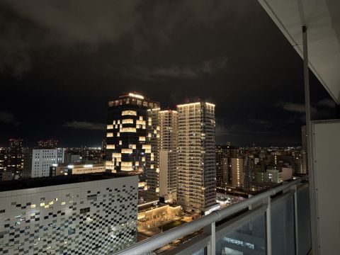 バルコニーからの夜景