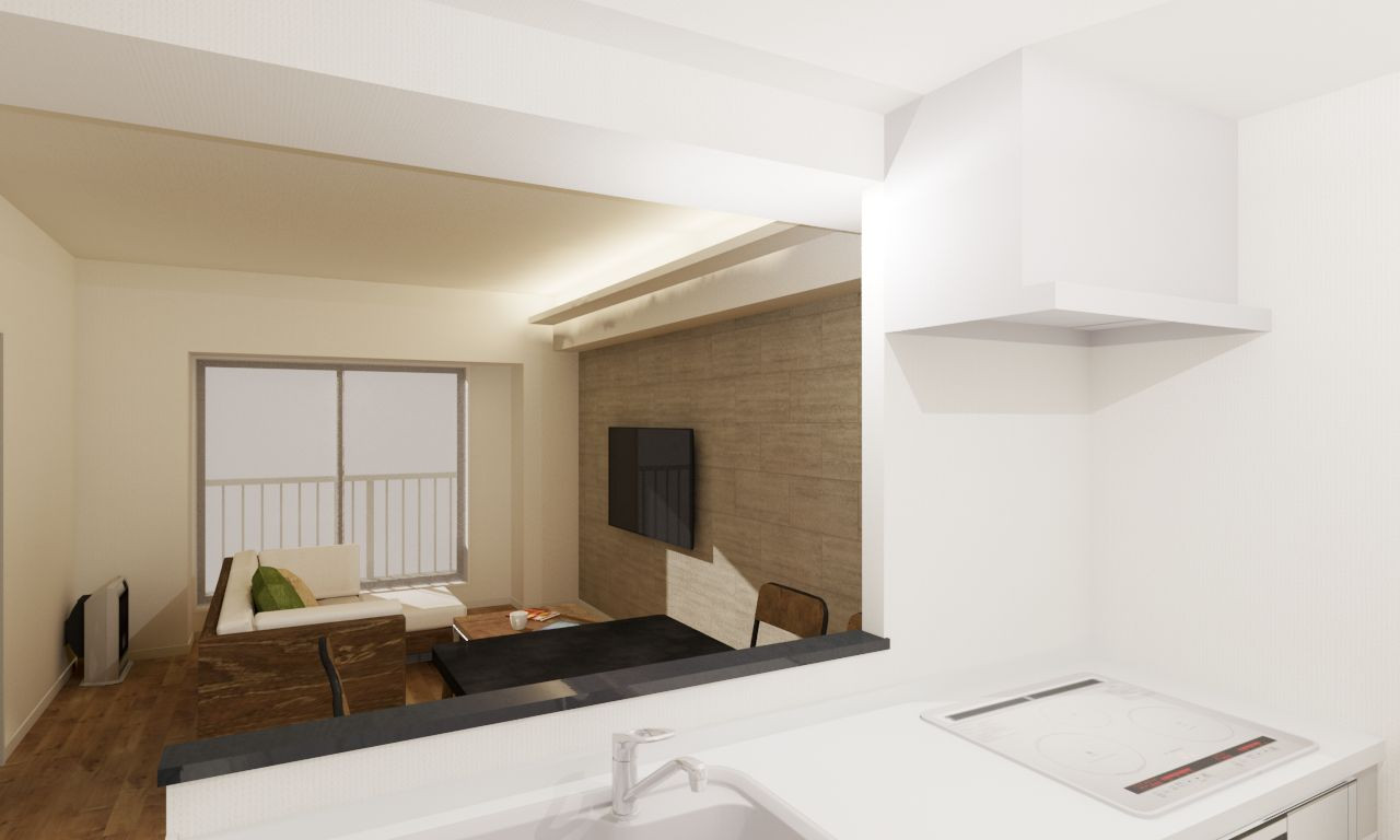 キッチンイメージパース