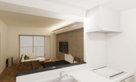 キッチンイメージパース