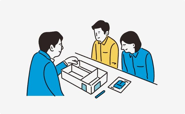 ワンストップでサービスのご提供が可能です。物件探しを担当するコー ディネーターと設計・施工チームが密