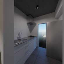 【キッチン】※画像は完成予想図です。※配置されている家具類は「装飾・演出」のため、販売価格に含まれませ