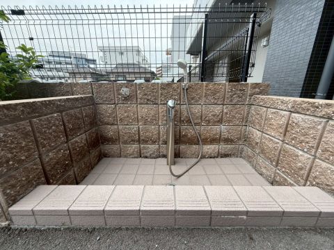 ペット足洗い場