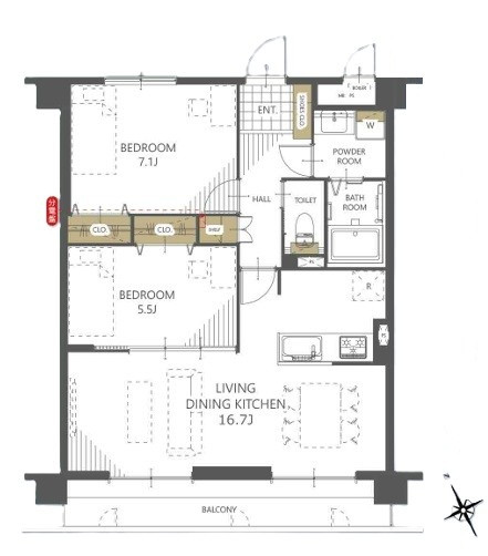 2025年10月にリノベーションが完了している物件です。