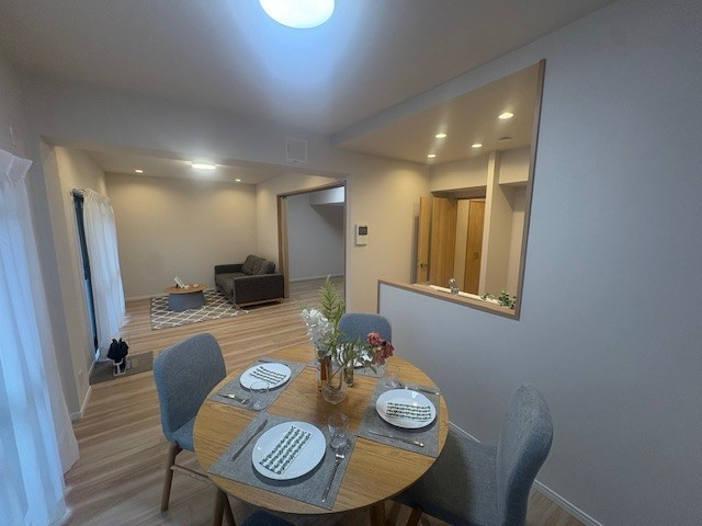 LDKは約16.7帖です。家具の配置もしやすいリビングです。