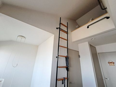 2階ホールにはロフトが設けられており、まるで秘密基地のようなワクワク感のある空間が魅力です。収納や趣味スペースとして自由に使え、暮らしに遊び心をプラスしてくれます。