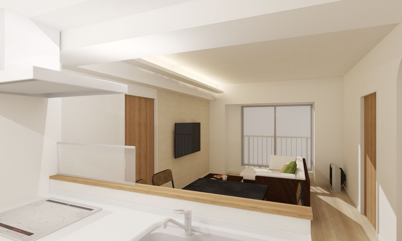 キッチンイメージパース