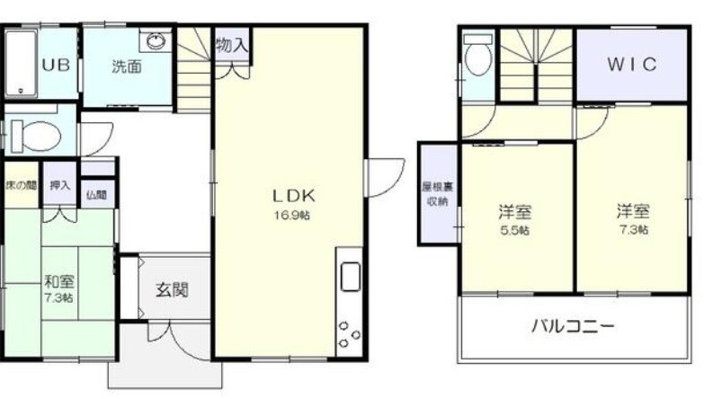 人気の3DK！南向きで陽当たり良好♪