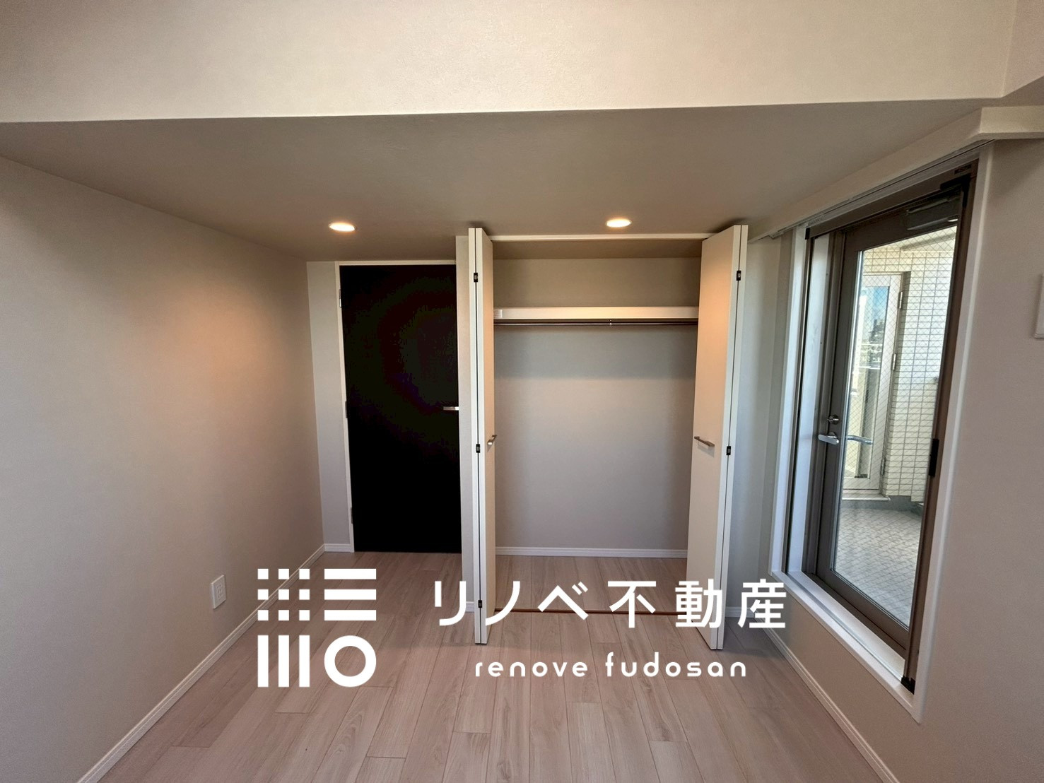 収納付き5.1帖洋室。使い勝手の良い居心地の良いプライベート空間