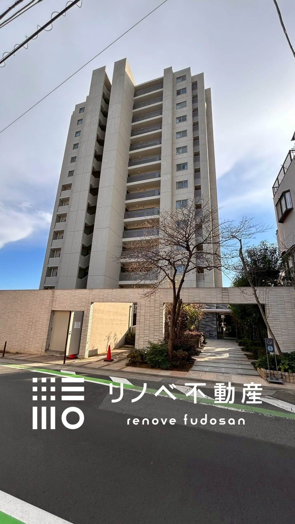 日進駅徒歩5分、地上14階の存在感ある外観が魅力の住まい