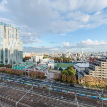 【都心の眺望を楽しむ、タワーマンション】15階という高さ。東向きバルコニーにつき眺望、採光良好です。ご