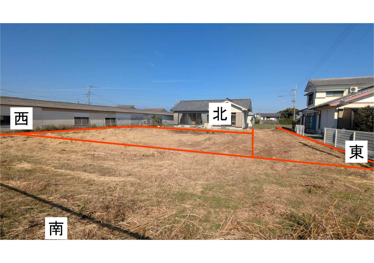 南側が大きくひらけています