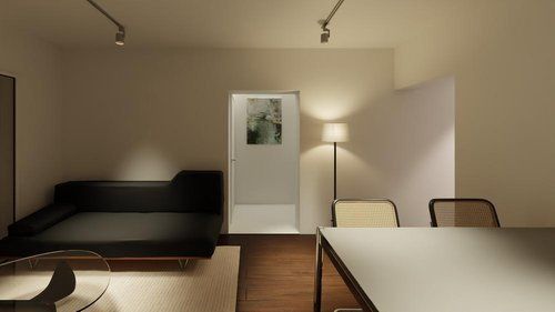 【室内】使い込まれた温度感を大切にしたアメリカンヴィンテージスタイル