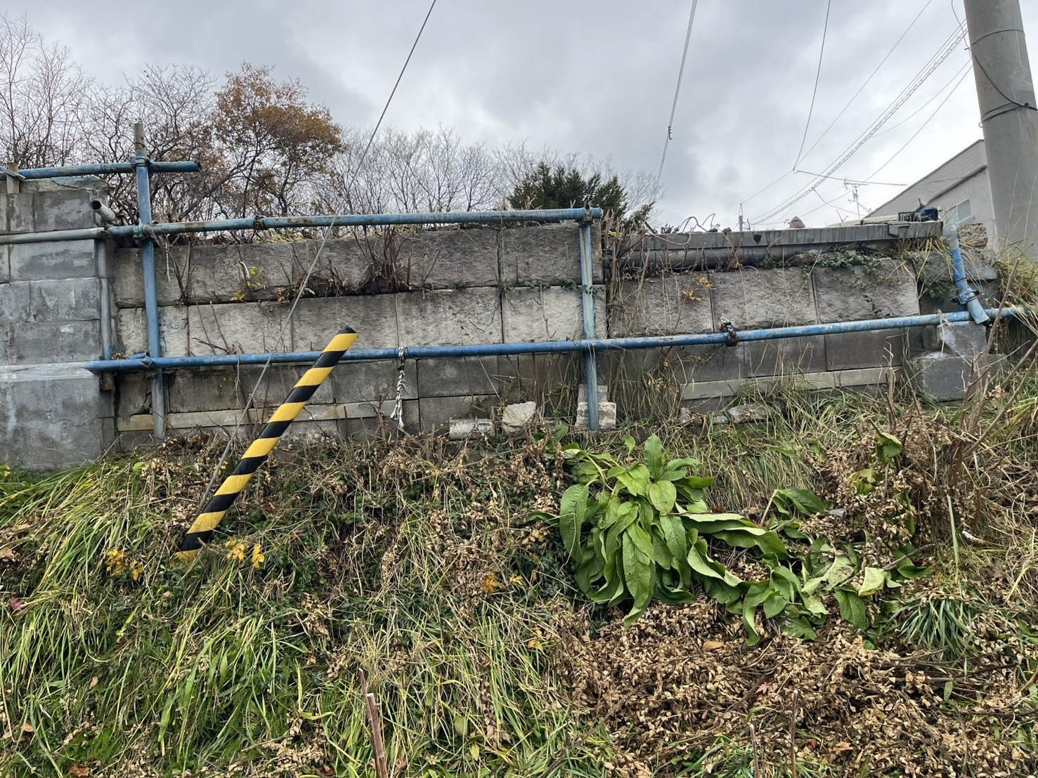 現地写真土留め