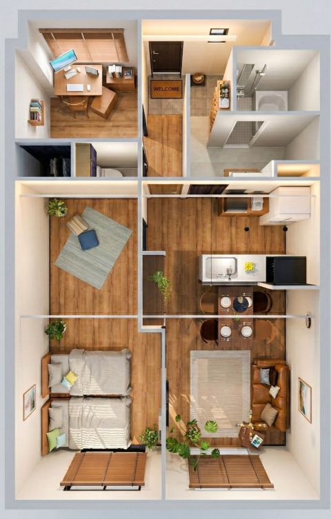 ※家具の配置などはCGイメージです。現況と異なる場合は現況を優先致します。