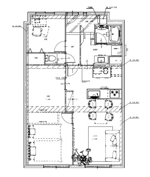 完成間取り予定。
