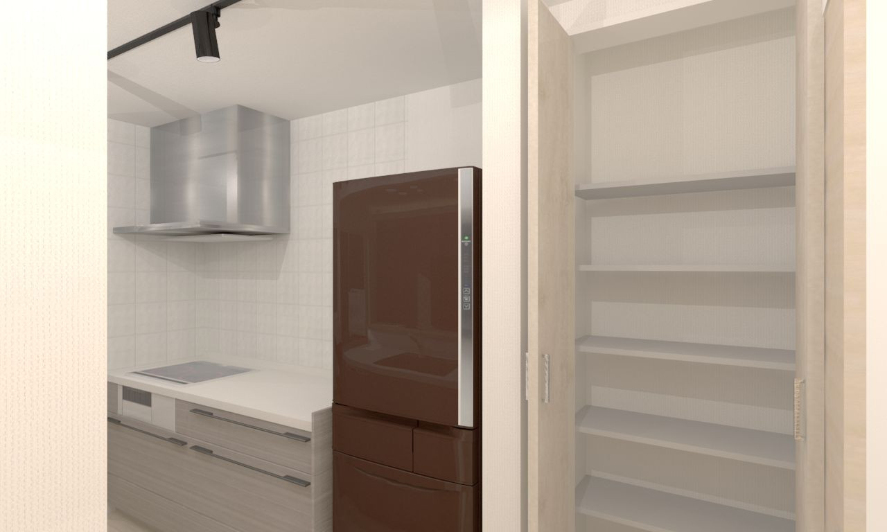 パントリーイメージパース