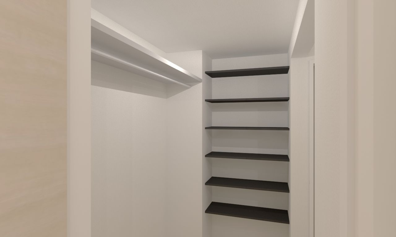 シューズクローゼットイメージパース