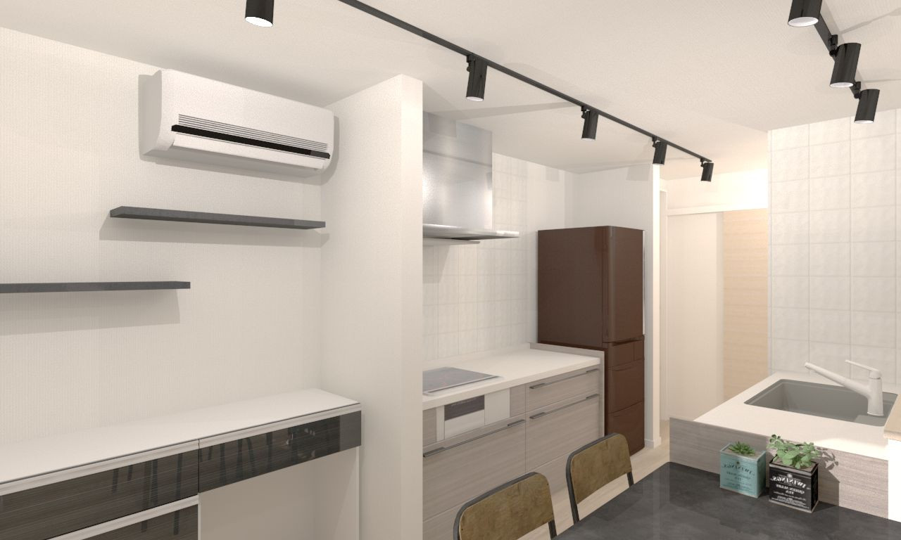 キッチンイメージパース